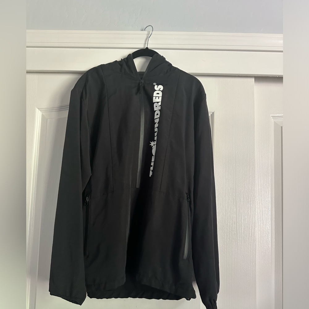 The Hundreds wind breaker hooded jacket